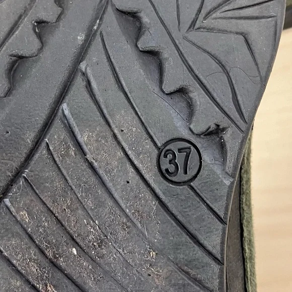 A.S. 98 Airstep Women’s Size 37 / 6.5-7 Green Suede Leather Low Oxford Shoes - Picture 11 of 11